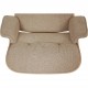 Charles Eames Lounge chair med ottoman i Nubia stof