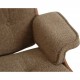 Charles Eames Lounge chair med ottoman i Nubia stof