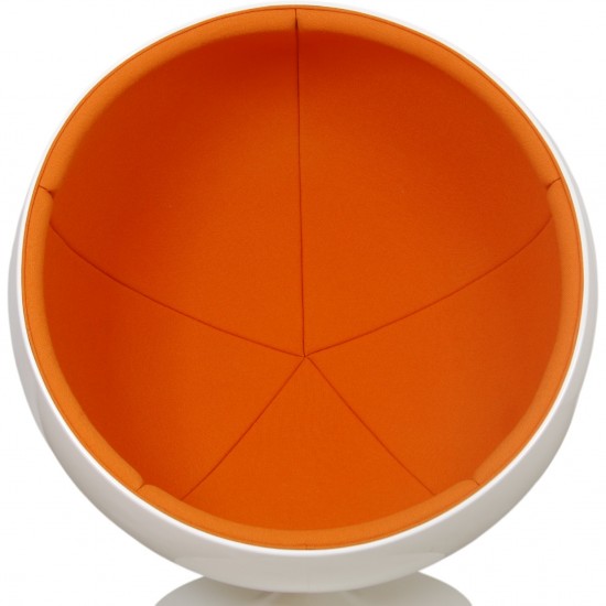 Eero Aarino Ball chair i orange stof