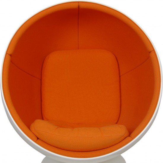 Eero Aarino Ball chair i orange stof