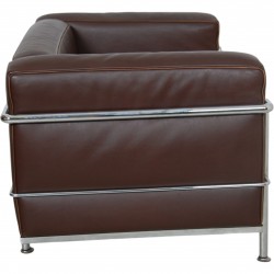 Le Corbusier LC3 Loungestol i brunt læder