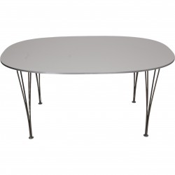 Piet Hein hvid Superellipse spisebord 150x100 2008