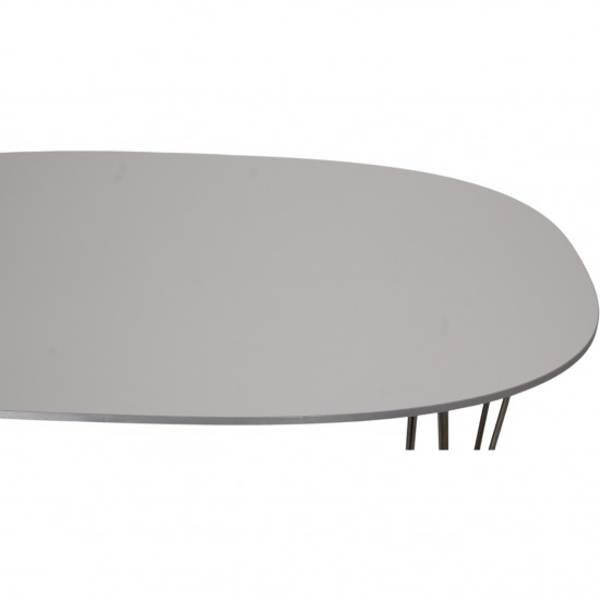 Piet Hein hvid Superellipse spisebord 150x100 2008