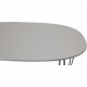 Piet Hein hvid Superellipse spisebord 150x100 2008
