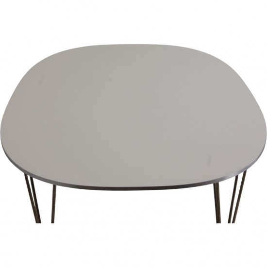 Piet Hein hvid Superellipse spisebord 150x100 2008
