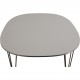 Piet Hein hvid Superellipse spisebord 150x100 2008