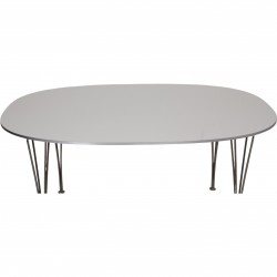 Piet Hein hvid Superellipse spisebord 150x100 2008
