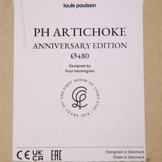 Poul Henningsen Jubilæums Kogle lampe 48 Cm (Ny)