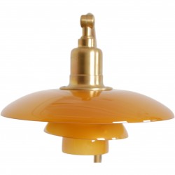Poul Henningsen messing vandpumpe lampe