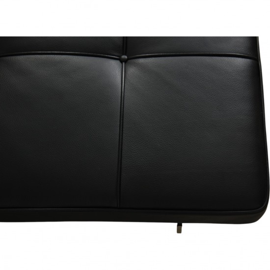 Poul Kjærholm PK-80 Daybed i sort Aura læder