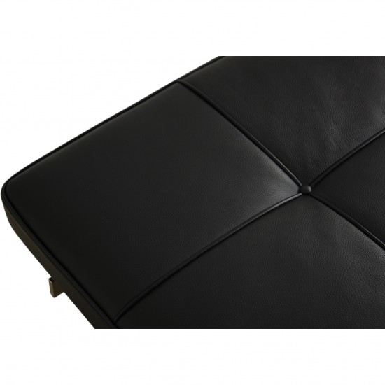 Poul Kjærholm PK-80 Daybed i sort Aura læder