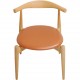 Sæt med 4 Hans Wegner CH20 stole af eg
