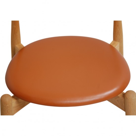 Sæt med 4 Hans Wegner CH20 stole af eg