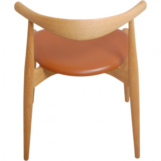 Sæt med 4 Hans Wegner CH20 stole af eg