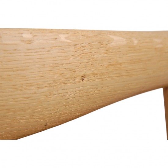 Sæt med 4 Hans Wegner CH20 stole af eg