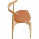 Sæt med 4 Hans Wegner CH20 stole af eg