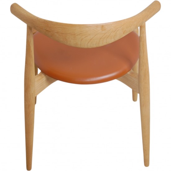 Sæt med 4 Hans Wegner CH20 stole af eg