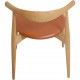 Sæt med 4 Hans Wegner CH20 stole af eg