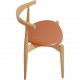 Sæt med 4 Hans Wegner CH20 stole af eg