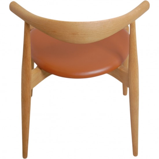 Sæt med 4 Hans Wegner CH20 stole af eg