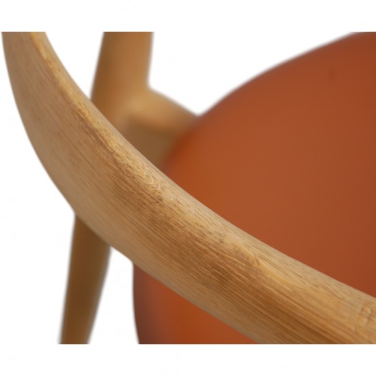 Sæt med 4 Hans Wegner CH20 stole af eg