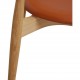 Sæt med 4 Hans Wegner CH20 stole af eg