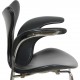 Arne Jacobsen 3208 Lilje stol i sort læder