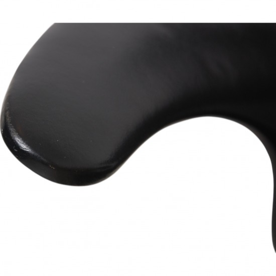 Arne Jacobsen 3208 Lilje stol i sort læder
