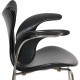 Arne Jacobsen 3208 Lilje stol i sort læder