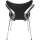 Arne Jacobsen 3208 Lilje stol i sort læder
