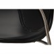 Arne Jacobsen 3208 Lilje stol i sort læder