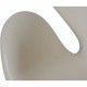 Arne Jacobsen Svanestol i hvidt Aura læder 2011