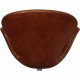 Arne Jacobsen høj Svanestol i patineret cognac anilin læder