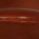 Arne Jacobsen høj Svanestol i patineret cognac anilin læder