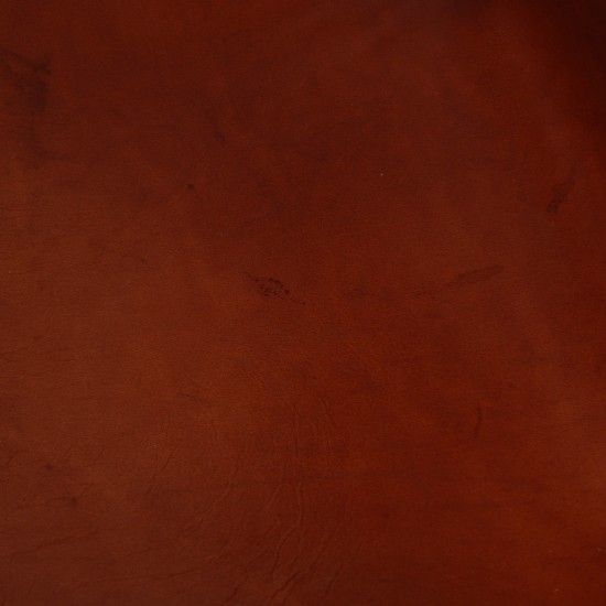 Arne Jacobsen høj Svanestol i patineret cognac anilin læder