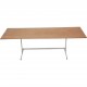 Arne Jacobsen Sofabord af teak 55x150 cm