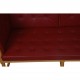 Børge Mogensen tremme sofa i rødt læder