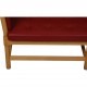 Børge Mogensen tremme sofa i rødt læder