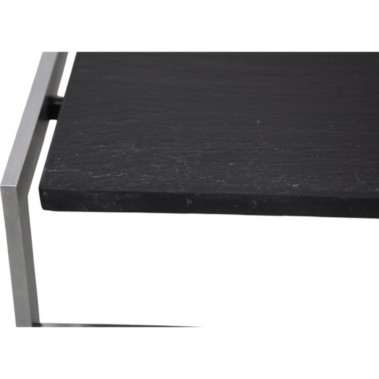 Fabricius og Kastholm Sofabord af sort skifer 73x77 Cm