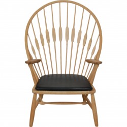 Hans Wegner Påfuglestol af ask og teak