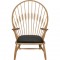 Hans Wegner Peacock chair of ash and teak