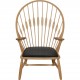 Hans Wegner Påfuglestol af ask og teak