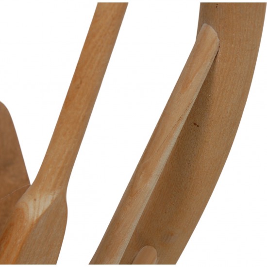 Hans Wegner Påfuglestol af ask og teak