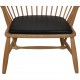 Hans Wegner Påfuglestol af ask og teak