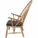 Hans Wegner Påfuglestol af ask og teak