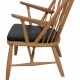 Hans Wegner Påfuglestol af ask og teak