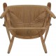 Hans Wegner Påfuglestol af ask og teak