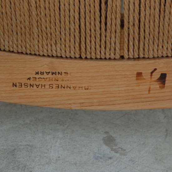 Hans Wegner Påfuglestol af ask og teak