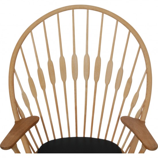 Hans Wegner Påfuglestol af ask og teak