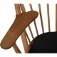 Hans Wegner Påfuglestol af ask og teak
